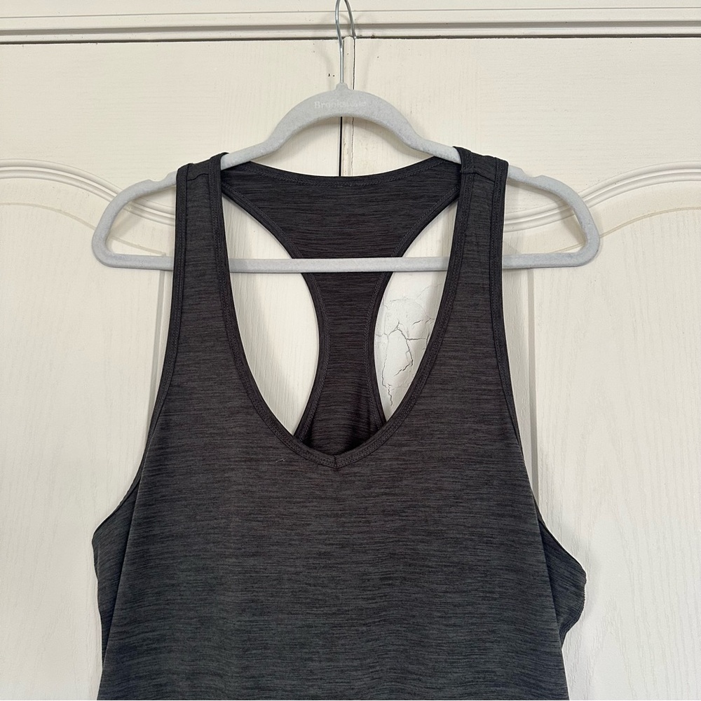 Vuori Lux Harem Sleeveless Racerback Jumpsuit Charcoal Heather Grey Size XL - Picture 5 of 9